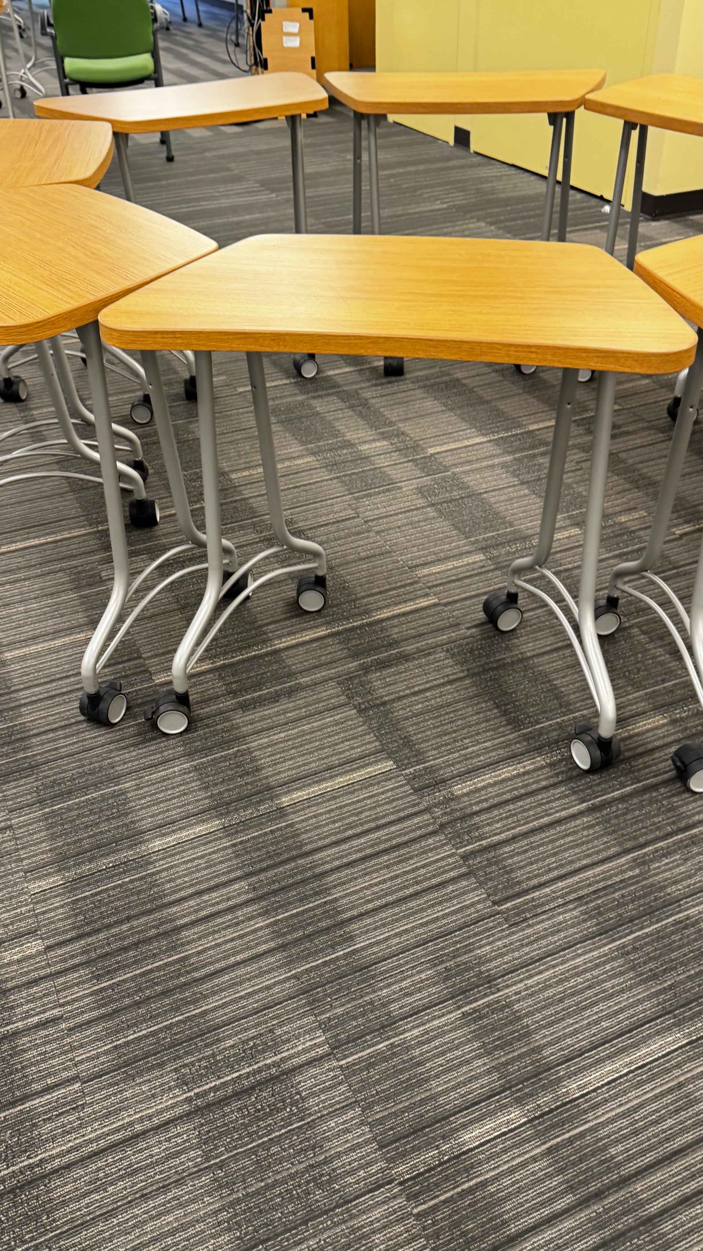 Moveable Tables W/Wheels
